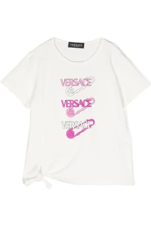 VERSACE Logo-print T-shirt