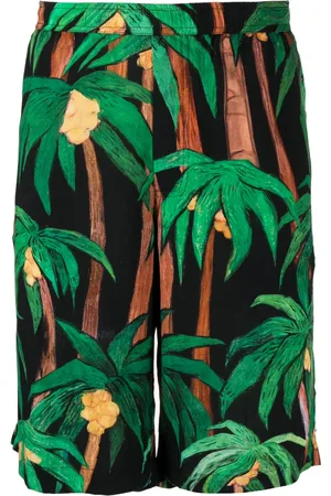 Endless Joy Palm tree-print bermuda shorts