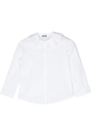 Il gufo Bib-collar button-up shirt
