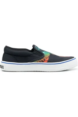 MARCELO BURLON Wings-print slip-on sneakers