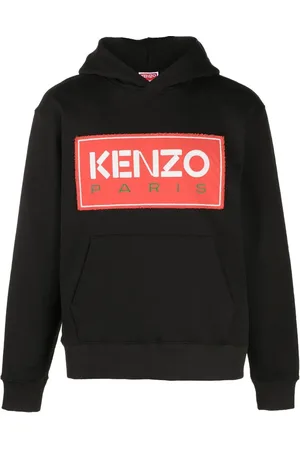 Kenzo Logo-patch hoodie
