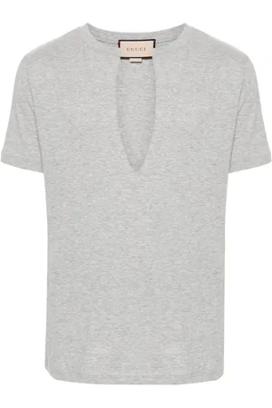 Gucci V-neck cotton T-shirt