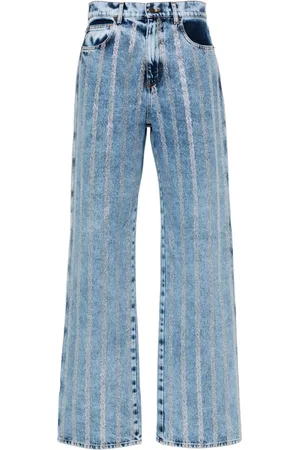 GIUSEPPE DI MORABITO Crystal-embellished straight jeans