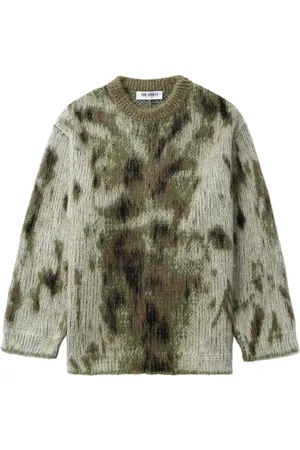The Attico Animal-print jumper