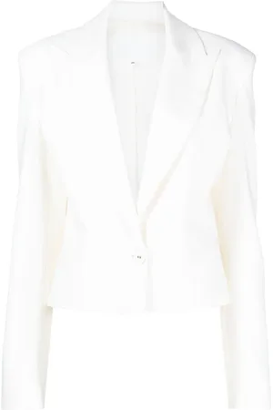 Costarellos Single-breasted cropped blazer