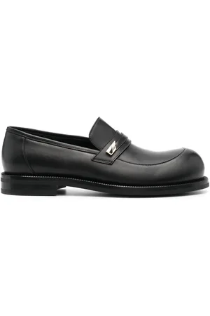 MARTINE ROSE Round-toe slip-on loafers