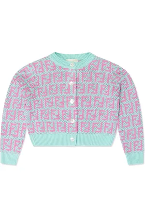 Fendi FF-initials cotton-cashmere cardigan
