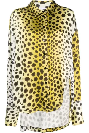The Attico Kota leopard-print shirt