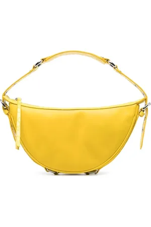 By Far Gib crocodile-embossed shoulder bag