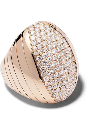 Mattia Cielo 18kt rose gold diamond Iguana ring