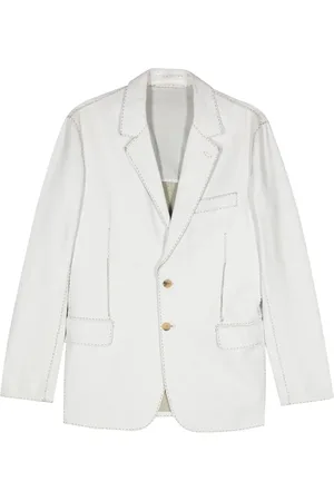 Fendi 2000 single-breasted leather blazer