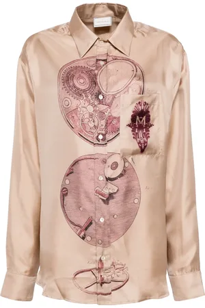 PIERRE-LOUIS MASCIA Graphic print blouse