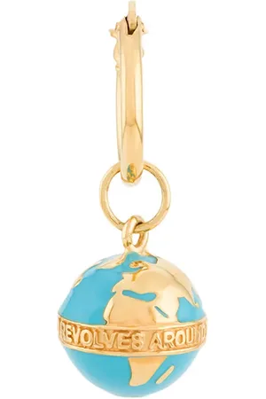 TRUE ROCKS Globe hoop earring