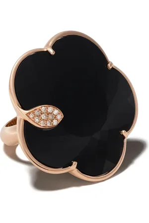Pasquale Bruni 18kt rose gold Ton Jolì onyx and diamond cocktail ring