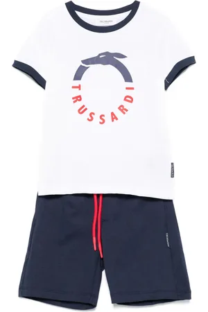 Trussardi Logo-print shorts set