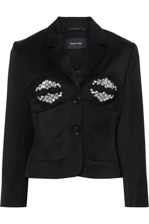 Simone Rocha Crystal-embellished blazer