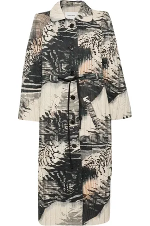 HENRIK VIBSKOV Long Bind quilted coat