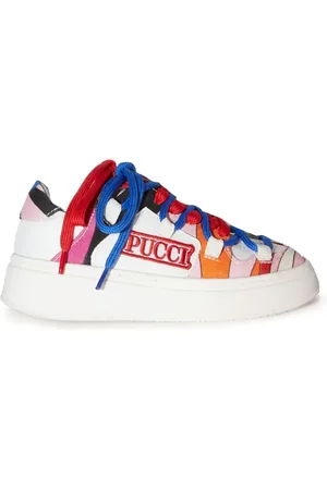 PUCCI Junior Marmo-print sneakers