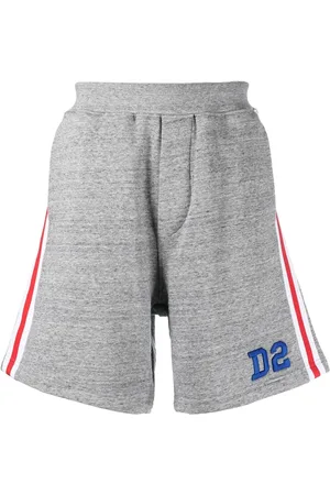 Dsquared2 Logo-embroidered striped track pants