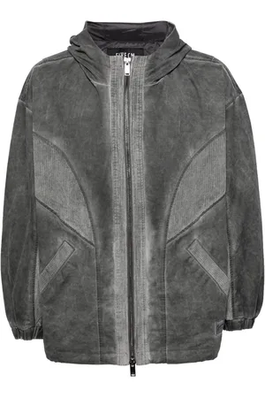 FIVE CM Patchwork hooded jacket