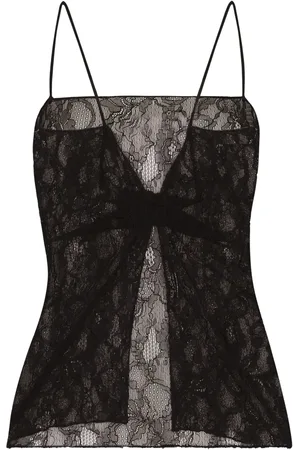Dolce & Gabbana Lace-detail open-back top