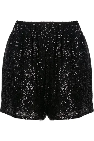 Gloria Coelho Sequin-embellished short shorts