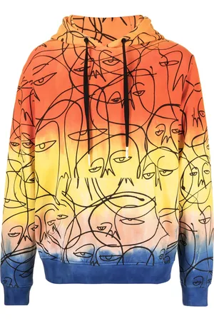 HACULLA Graphic print ombre hoodie