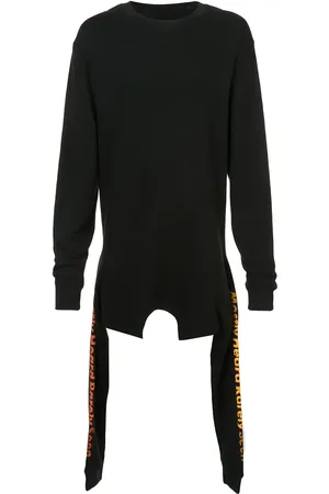 MOSTLY HEARD RARELY SEEN Asymmetric double layer sweatshirt