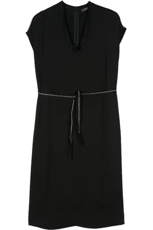 PESERICO SIGN Bead-chain midi dress
