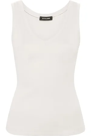 Styland Sleeveless ribbed tank top