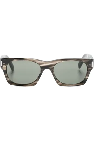Saint Laurent Tortoiseshell square-frame sunglasses