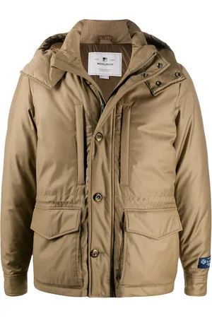 Woolrich Hooded logo-patch parka