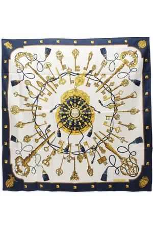 Hermès 2010s Les Cles scarf