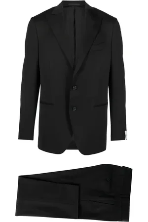 CARUSO Norma single-breasted wool suit