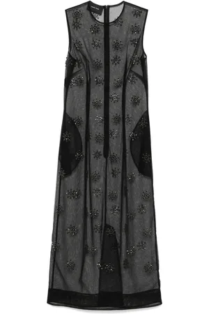 Simone Rocha Crystal embellishment midi dress