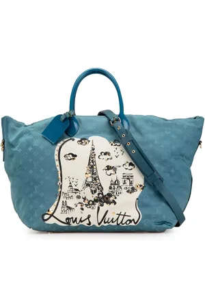 LOUIS VUITTON 2011 Monogram Nylon Nouvelle Vague Beach Bag satchel