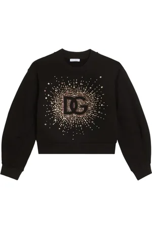 Dolce & Gabbana Crystal-logo sweatshirt