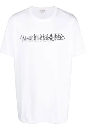 Alexander McQueen Logo stamp cotton T-shirt