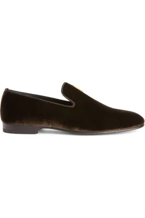 Giuseppe Zanotti G-Flash velvet loafers