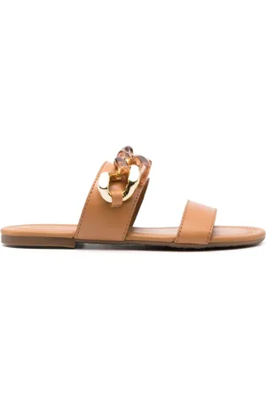 See by Chloé Chain-detail leather sandals
