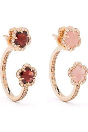 Pasquale Bruni 18kt rose gold Figlia dei Fiori diamond hoop earrings