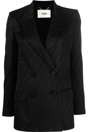 Fendi FF monogram double-breasted blazer