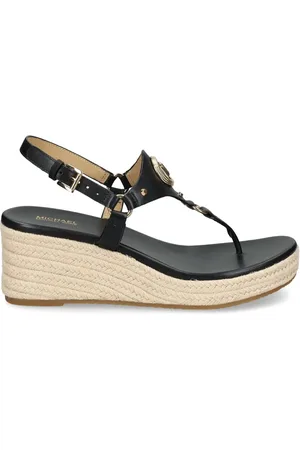 Michael Kors Casey logo-plaque thong-strap sandals