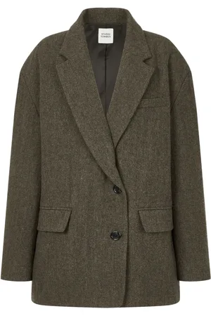 Studio Tomboy Herringbone-pattern blazer