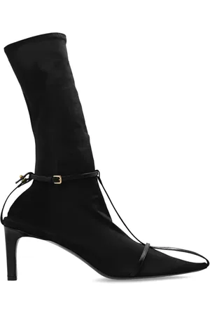 Jil Sander Leather-trim sock boots