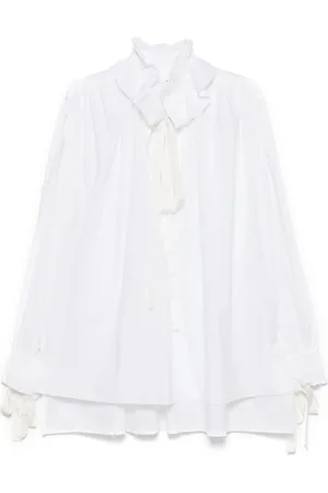 midorikawa Raw edge blouse