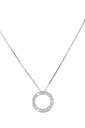 Cartier White gold Love diamond necklace