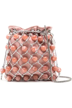 Isla Ibiza Lara bead-detailing shoulder bag