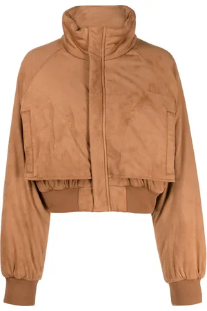 Izzue Logo-appliqué cropped jacket