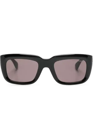 Alexander McQueen Floating Skull rectangle-frame sunglasses